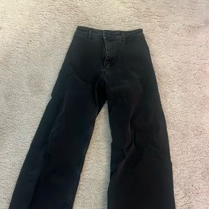 zara black jeans size 13-14 KIDS